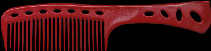 Actual product image Haaro Y.S. Dyeing comb No. 601 red