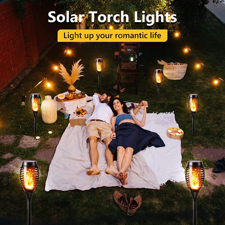 Actual product image Lumina Swiss 12x LED Solar Torch Flame (120 lm, IP65)