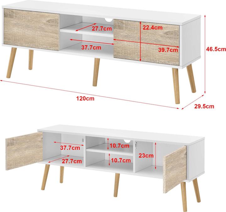 Produktbild En.Casa Eskilstuna (120 x 29.5 x 46.5 cm)