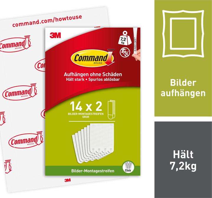 Produktbild Command Bilder Montage Strips (7.20 kg)