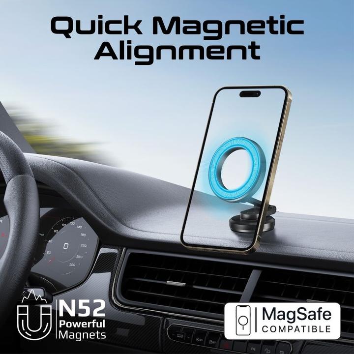 Actual product image ProMate MagHoop-HG Black smartphone holder