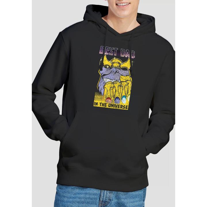 Actual product image Hasbro Mens Best Dad Thanos Hoodie (XL)