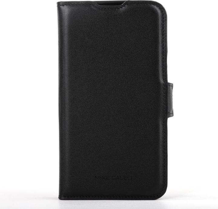 Produktbild Mike Galeli Book-Cover Echtleder Fabio black (Apple iPhone 16 Plus)
