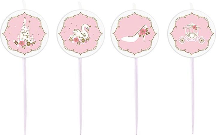 Immagine prodotto Amscan 4 candele Figurine Principessa (4 x)