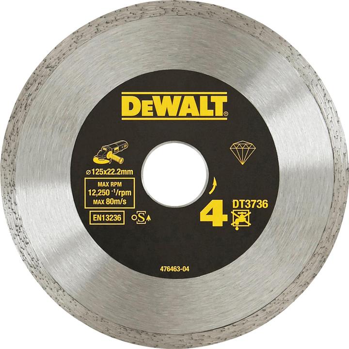 Actual product image DeWalt Dewa Diamond Cutting Disc DT3736XJ SinteredHP4 125mm