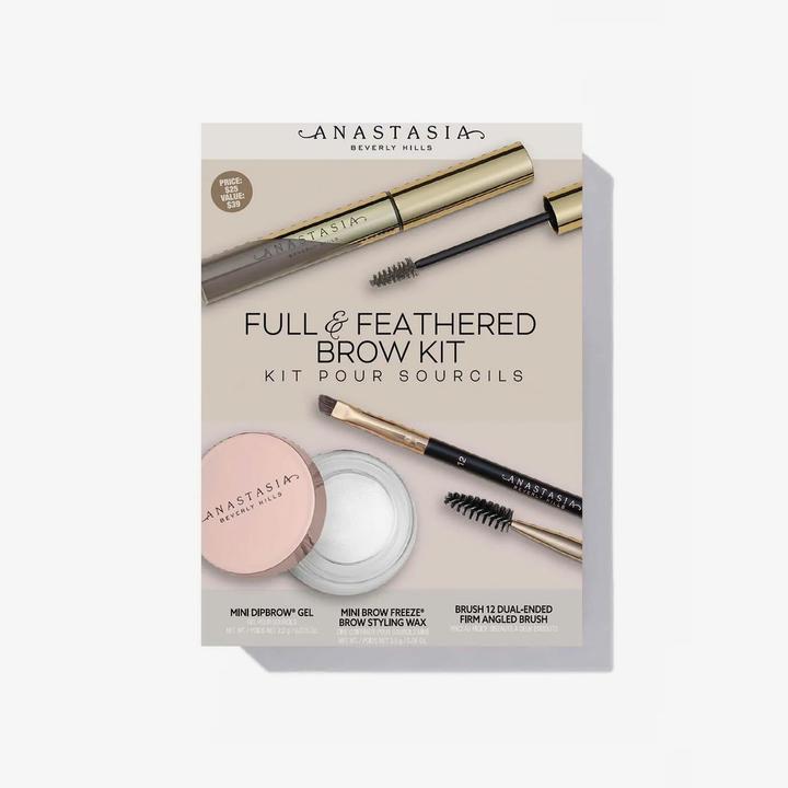 Actual product image Anastasia Beverly Hills Full & Feathered Brow Kit - Dark Brown (Dark Brown)