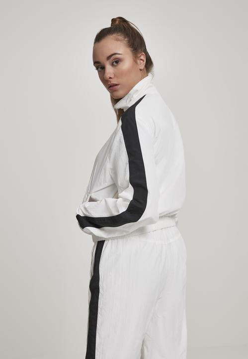 Image du produit Urban Classics Ladies Short Striped Crinkle Track Jacket (XL)