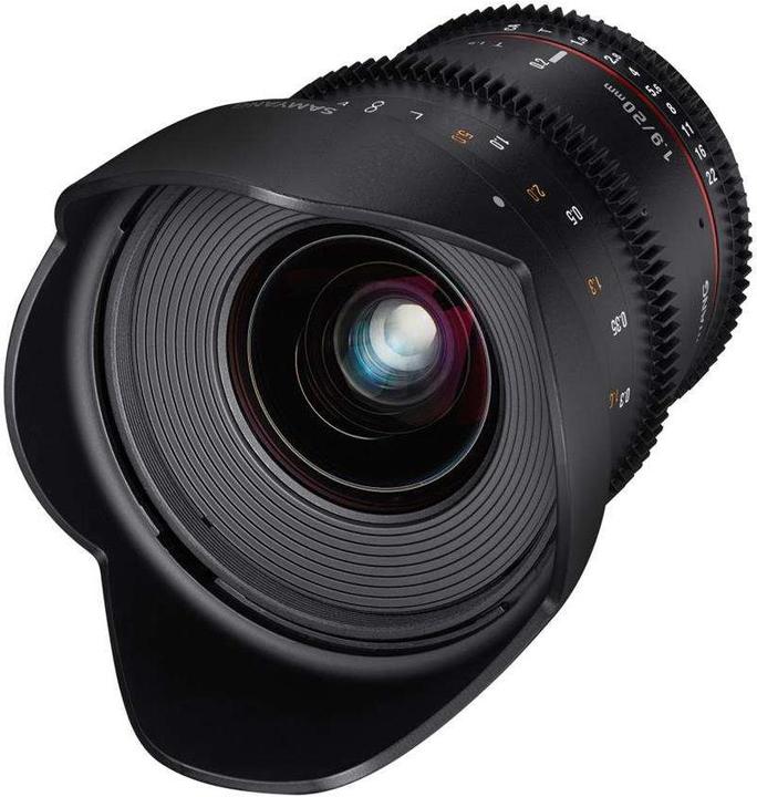 Actual product image Samyang 20mm T1.9 VDSLR Nikon (Nikon F, full size)