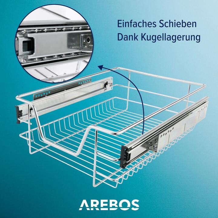 Produktbild Arebos Teleskopschublade 60 cm x2
