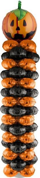 Immagine prodotto Funny Fashion Colonna di palloncini zucca di Halloween fai da te (1 x)