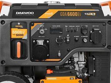 Produktbild Daewoo Power Products Inverter Stromerzeuger (5000 W, 17 l)