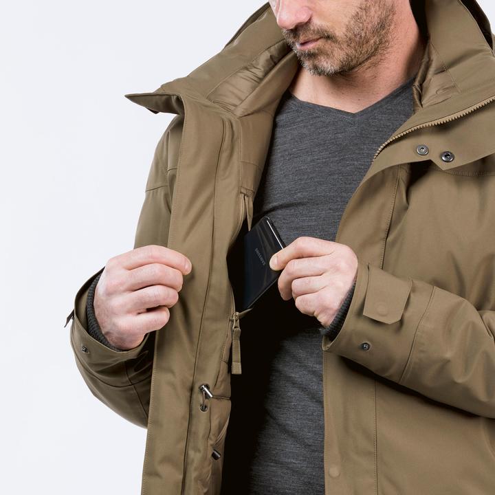 Image du produit Quechua Parka hiver homme chaud jusqu'à -10°C étanche randonnée hivernale - SH500 bleu (L)