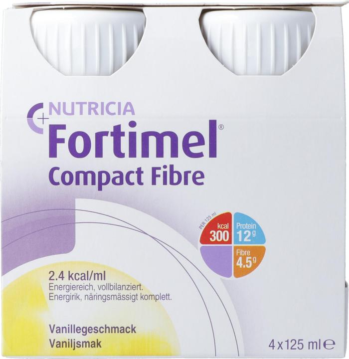 Immagine prodotto Fortimel Compact Fibre Vanille (Vaniglia, 4 pz., 646 g)