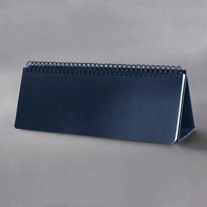 Actual product image Sigel Tisch-Querkalender Conceptum 30 x 14,3cm, 2026, Blau (English, French, Dutch, German)