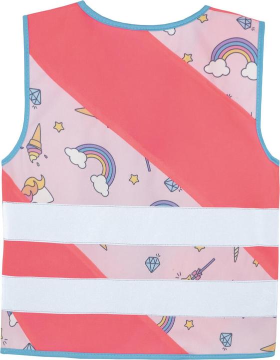 Produktbild Korntex Kinder Warnweste Fantasy Pink/Einhorn CO2 Neutral XXS EN 17353 ® ACTFANUNIN (XXS)