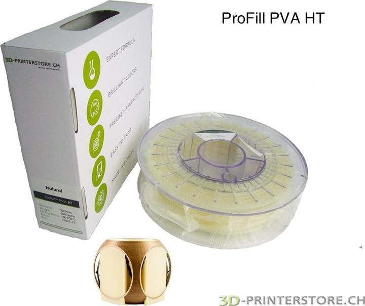 Actual product image 3d-printerstore.ch PROFILL Filament PVA HT Filament 0.5kg 2.85mm (PVA, 2.85 mm, 500 g)
