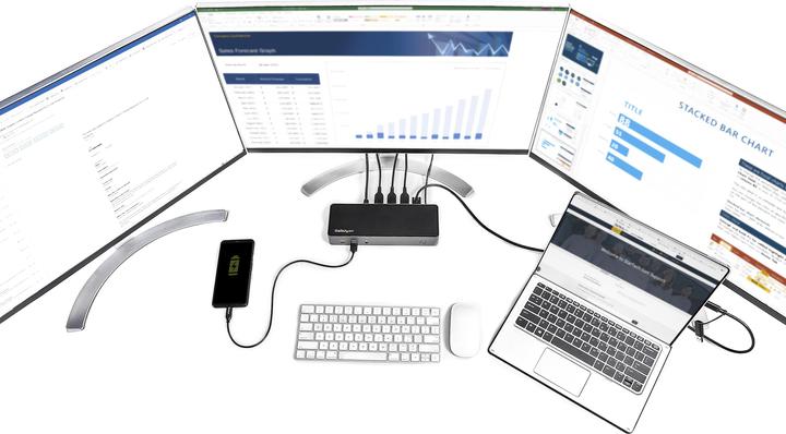Actual product image StarTech DK31C3HDPDUE (USB-C, USB-A, 14 Ports)