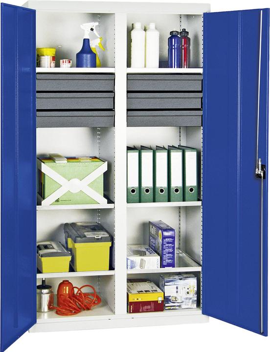 Stumpf Werkzeugschrank 6 Schubladen 6 Fachböden 1800x1000x500mm (180 cm, 180 cm)