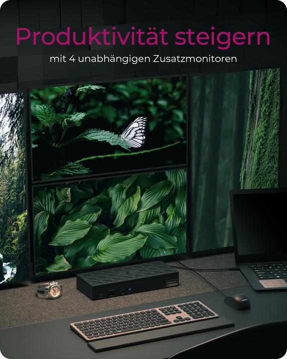 Immagine prodotto Icy Box 17-in-1 DisplayLink (USB-C, 17 Porti)