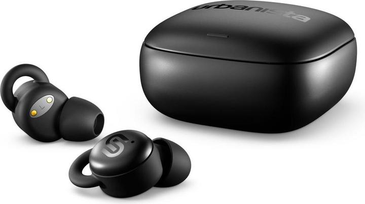 Produktbild Urbanista True Wireless In-Ear-Kopfhörer Porto Schwarz (keine Geräuschunterdrückung, 27 h, Kabellos)