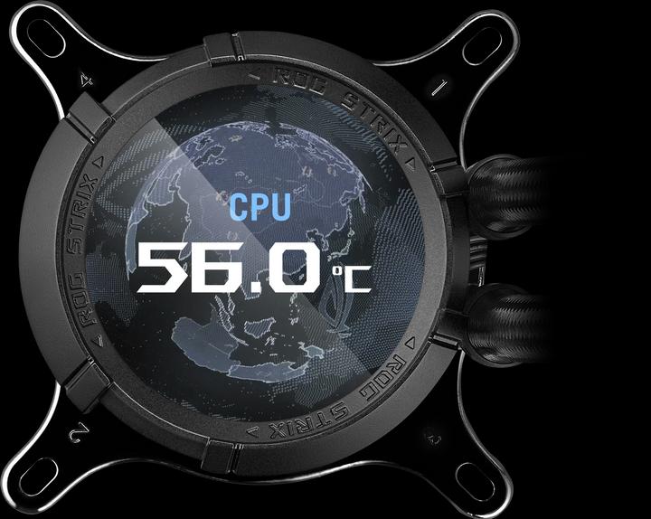 Produktbild ASUS ROG STRIX LC III 360 ARGB LCD (schwarz)