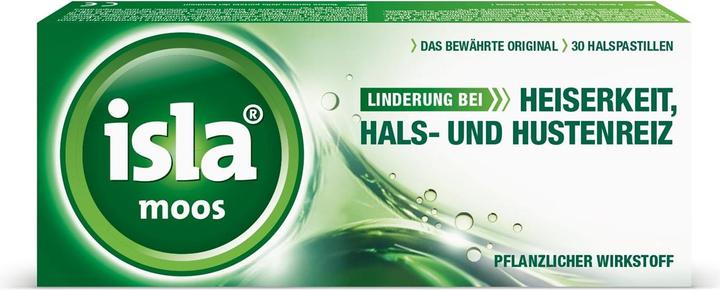 Produktbild Isla Moos Pastillen Classic Stk (30 Stück)