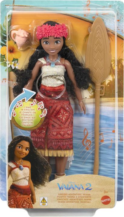 Actual product image Disney Princess Disney Vaiana 2 Singing Adventure Vaiana doll (D, E, I, F)