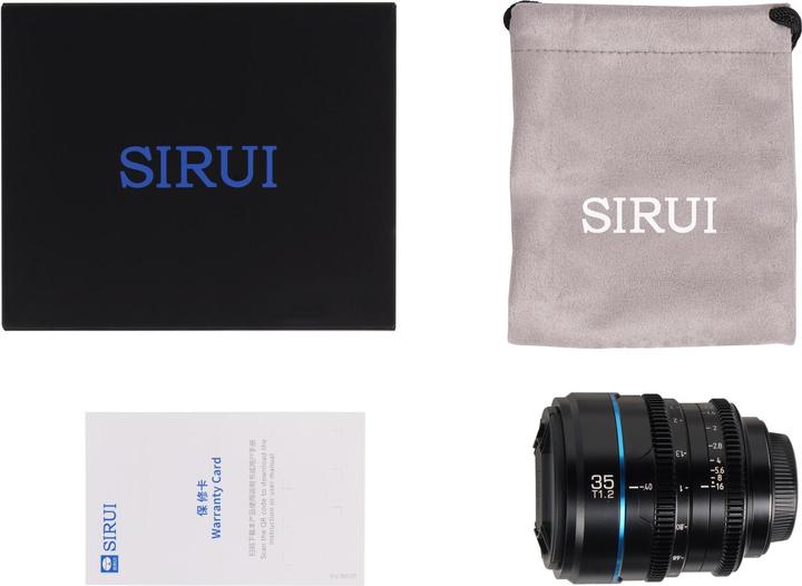 Actual product image Sirui Nightwalker 35mm T1.2 S35 Cine Lens (Micro Four Thirds, APS-C / DX)