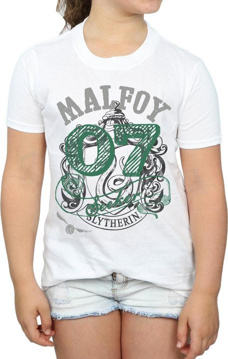 Actual product image Girls Seeker Draco Malfoy Cotton T-Shirt (128)