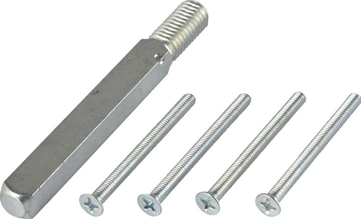 Grundmann GEOS FH pin 9mm- and screws, 62 - 67 mm, galvanised, DIN 18 273, 1 bag (Door set)