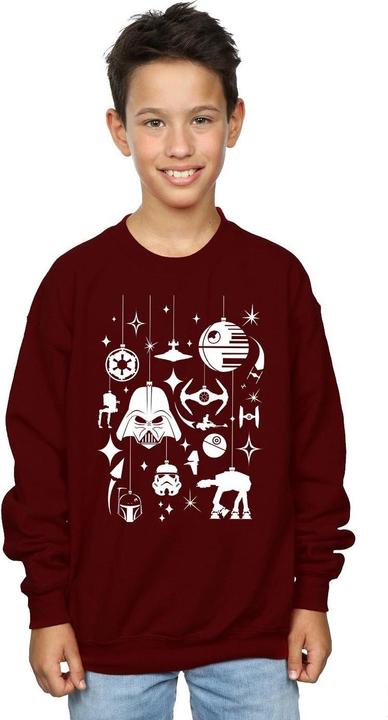 Image du produit Star Wars - Sweat CHRISTMAS DECORATIONS - Garçon (128)