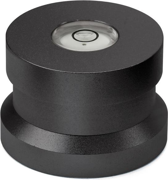 Produktbild Dynavox Aluminium Single Puck ASP3 mit Libelle schwarz (Plattengewicht)