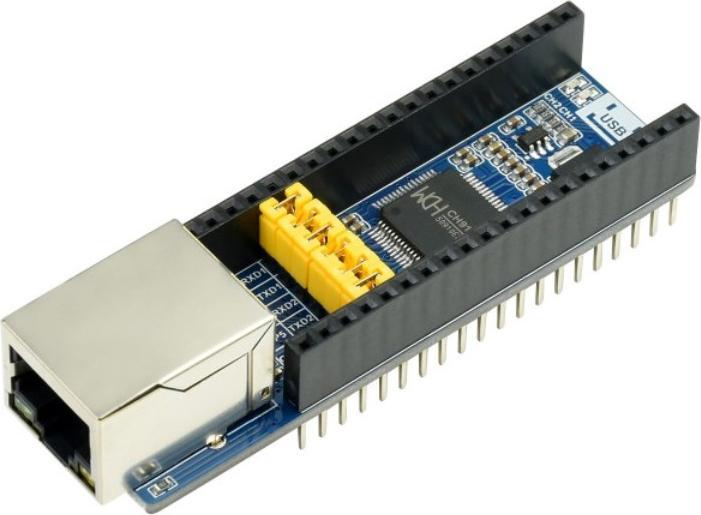 Image du produit WaveShare Convertisseur Ethernet vers UART pour Raspberry Pi Pico
