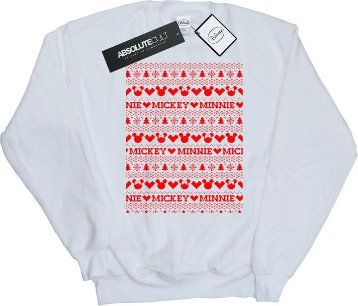 Image du produit Disney - Sweat MICKEY AND MINNIE CHRISTMAS FAIR ISLE - Femme (M)