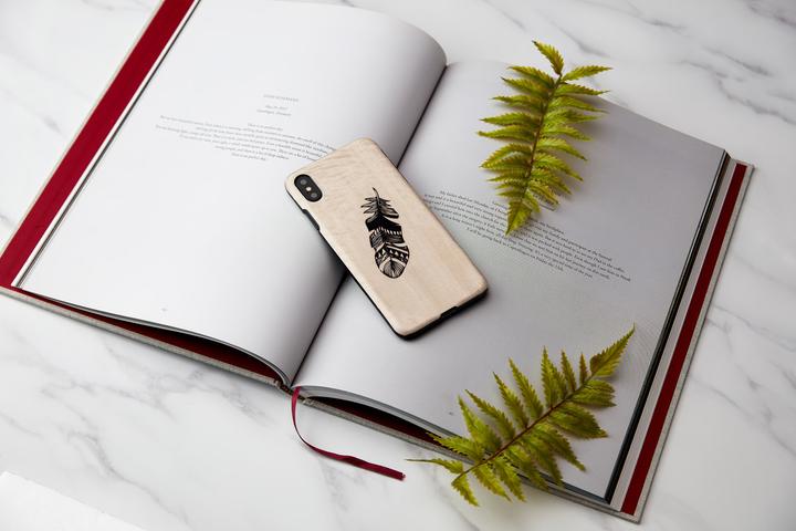 Immagine prodotto Man&Wood Custodia per smartphone iPhone XS Max nero indiano (Apple iPhone XS Max)