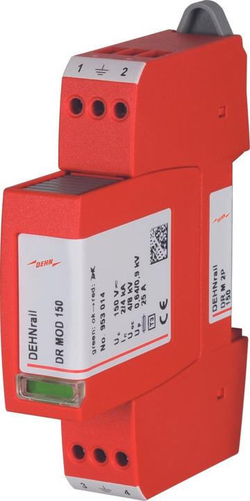 Actual product image Dehn Surge arrester type 3 DEHNrail M 953204