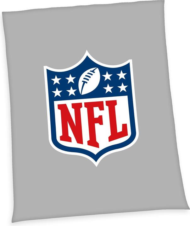 Image du produit Herding Couverture NFL 150 x 200 cm, Bleu/Gris/Rouge (150 x 200 cm)