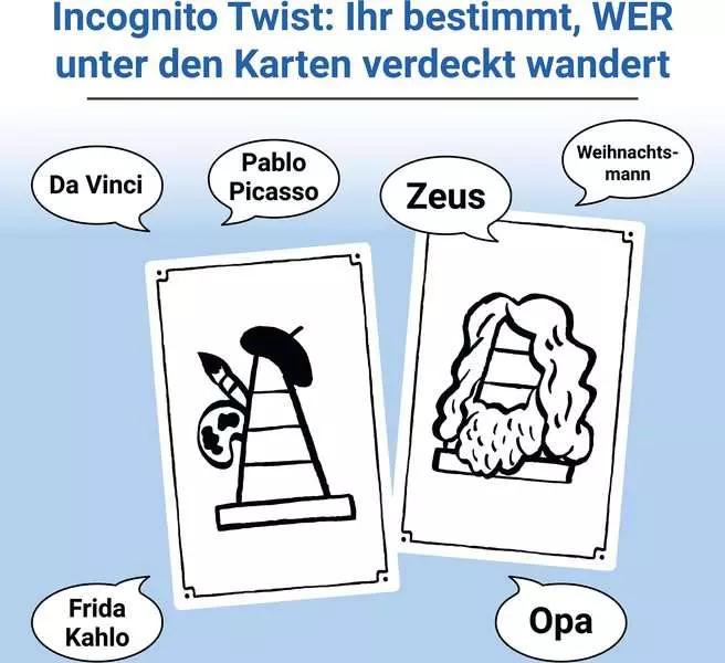 Image du produit Ravensburger 24685 That's not a hat - Incognito - Jeu de cartes pour 3-8 personnes (Allemand, Italien, Néerlandais, Français)