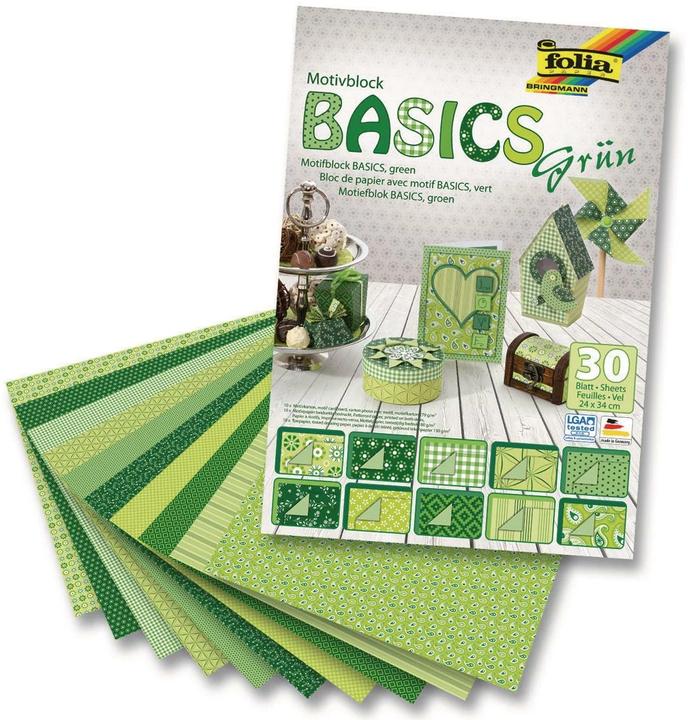 Produktbild Folia Motivblock Basics (270 g/m², 30 x)