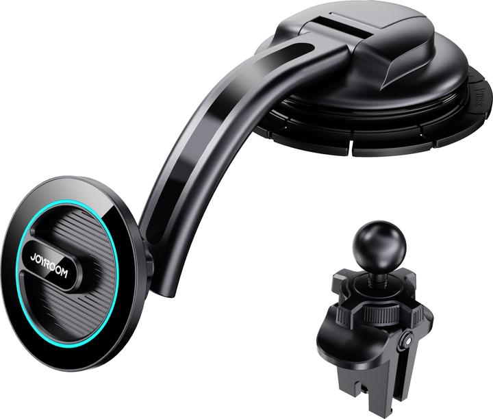 Produktbild Joyroom magnetischer Autotelefonhalter für Cockpit, Armaturenbrett schwarz (JR-ZS366)