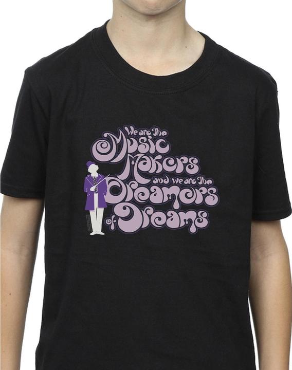 Image du produit Willy Wonka & the Chocolate Factory - T-shirt DREAMERS TEXT - Garçon (152, 158)