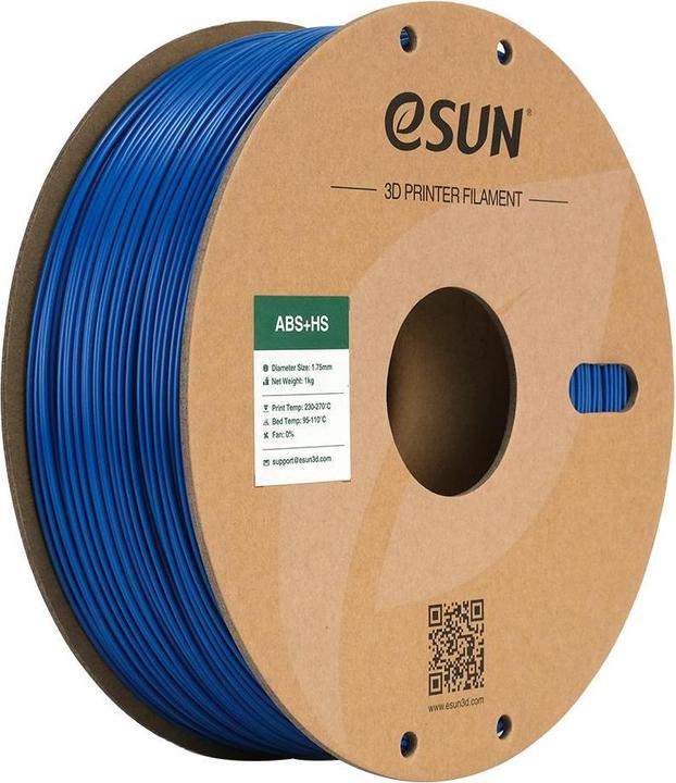 Immagine prodotto eSUN EABS+HS 1,75 mm BLU 1 kg (ABS, 1.75 mm, 1000 g, Blu)