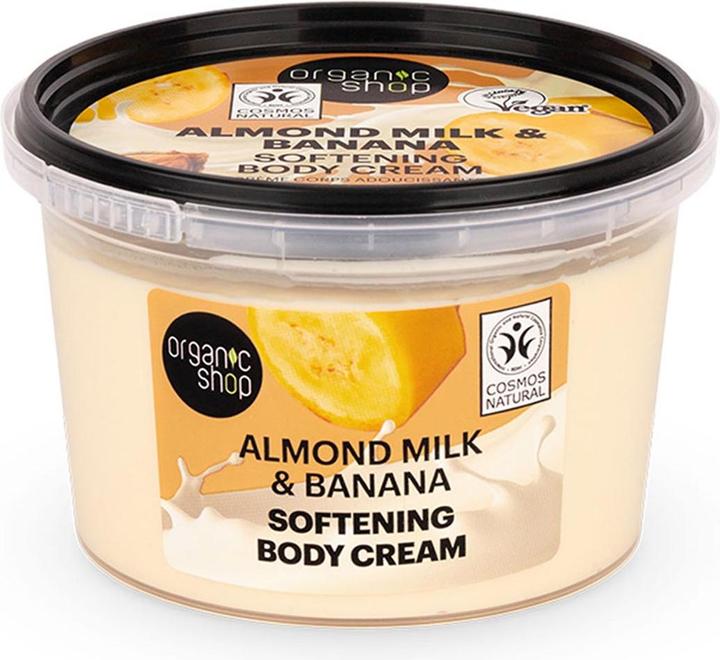 Produktbild Organic Shop Mandelmilch & Banane Erweichende Körpercreme 250ml (Körpercreme, 250 ml)
