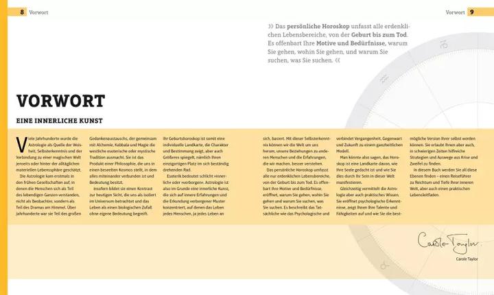 Produktbild Astrologie für den Alltag (Deutsch, Carole Taylor, 2019)