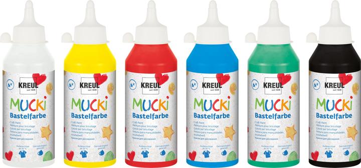 Actual product image Mucki Craft paint (Yellow, 250 ml)