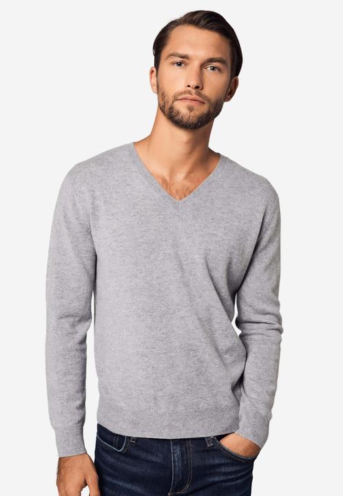 Immagine prodotto Bellemere Pullover Solid V-Neck Merino Sweater (L)