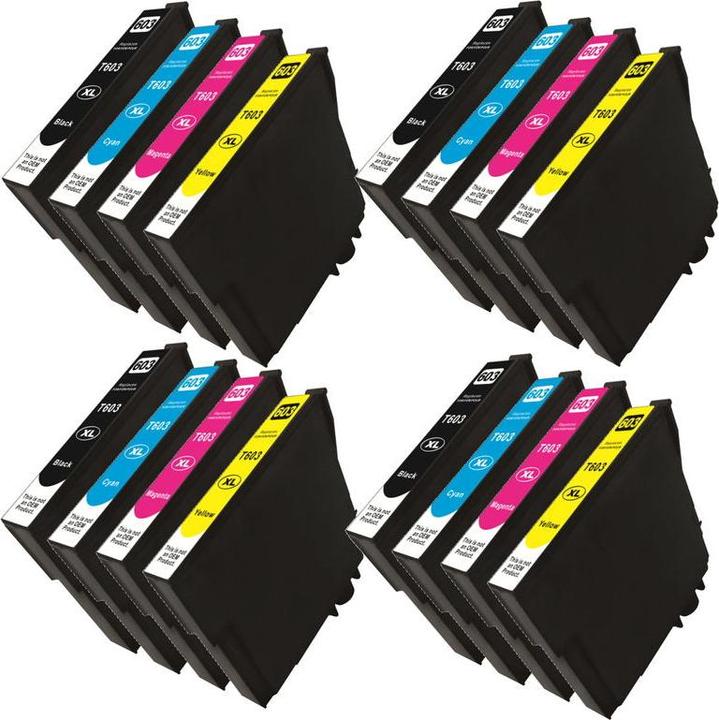 Actual product image Hermex Compatible Ink Cartridge XL for Epson Expression Home XP-4100 (M, FC, C, Y)