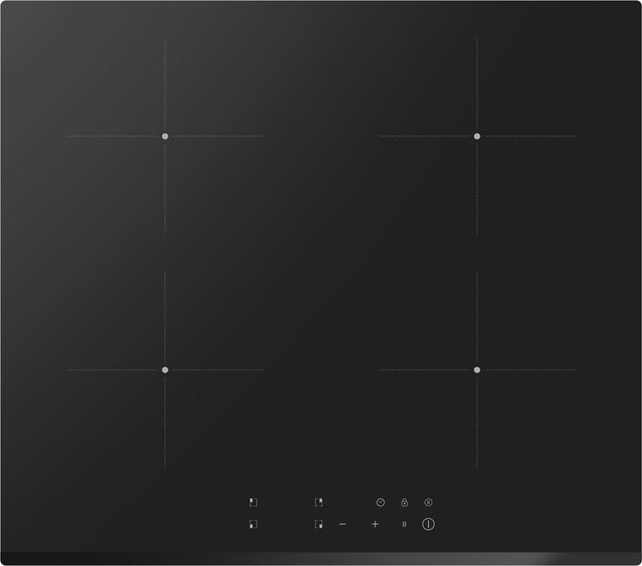 Hoover HI624TCT/1 Black Built-in Zone induction hob 4 zone(s)