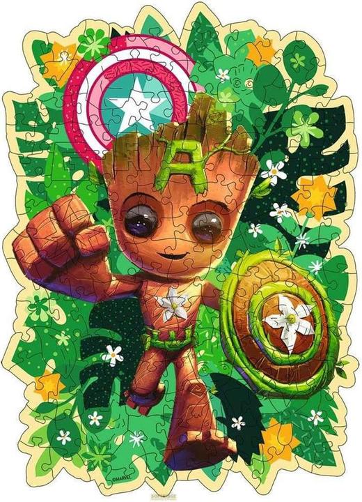 Actual product image Ravensburger WOODEN Puzzle 12001459 - Groot - 150-piece contour wooden puzzle with sturdy (150 pieces)