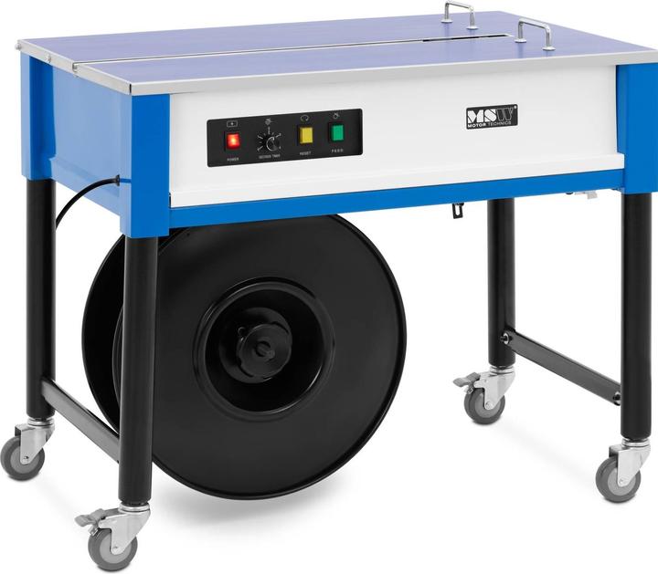 Produktbild MSW Halbautomatische Umreifungsmaschine Bändermaschine 0 - 45°C 6 - 15 mm 30 - 450 N